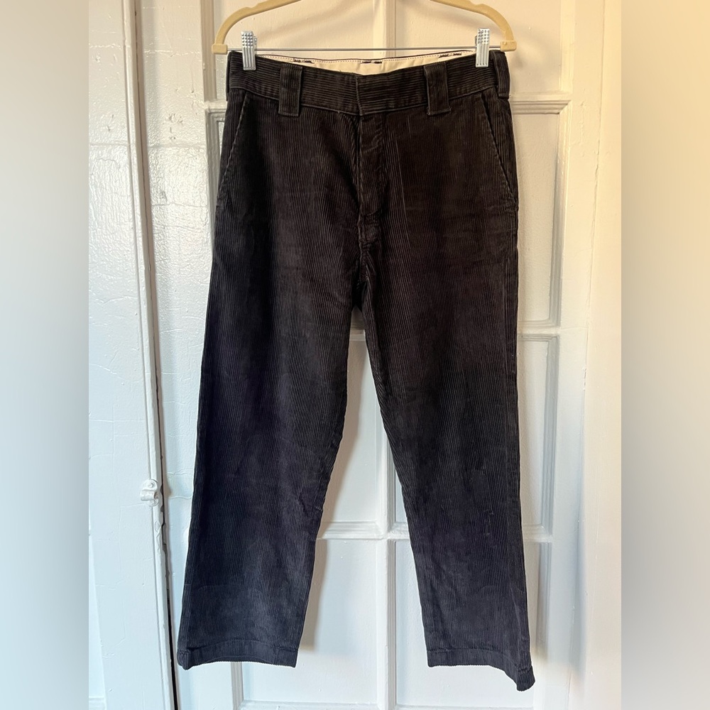 Dickies Dark Corduroy Trousers size 6R